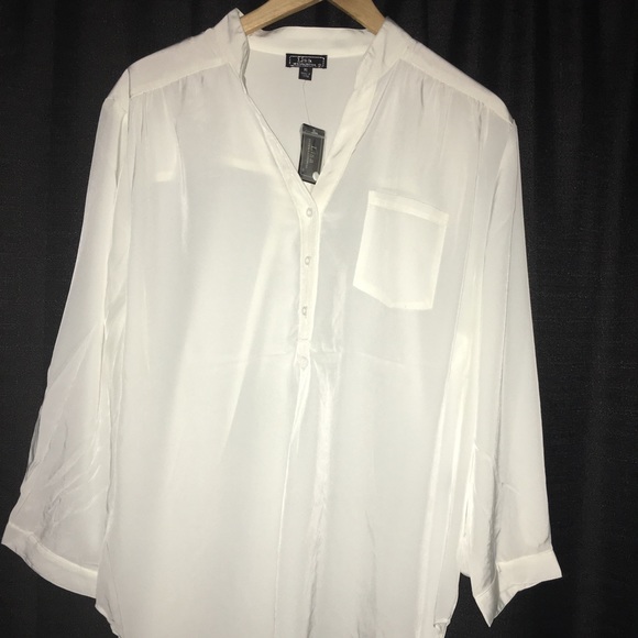 Women Casual Chiffon Cuffed Sleeve Blouse - Picture 4 of 5